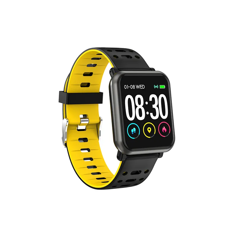 Factory price smart sports watch P11 HD round display heart rate monitor IP68 waterproof health smart bracelet