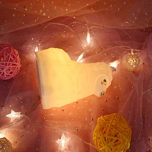 Children Favor Custom Alpaca LED Night Light Toy Silicone Kids for Bedroom