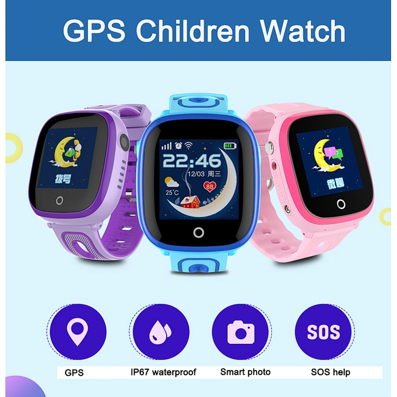 Smart Children Watch DF31g GPS+LBS Baby SIM Card Touch Screen SOS Call Waterproof Tracker Kids Smart watch