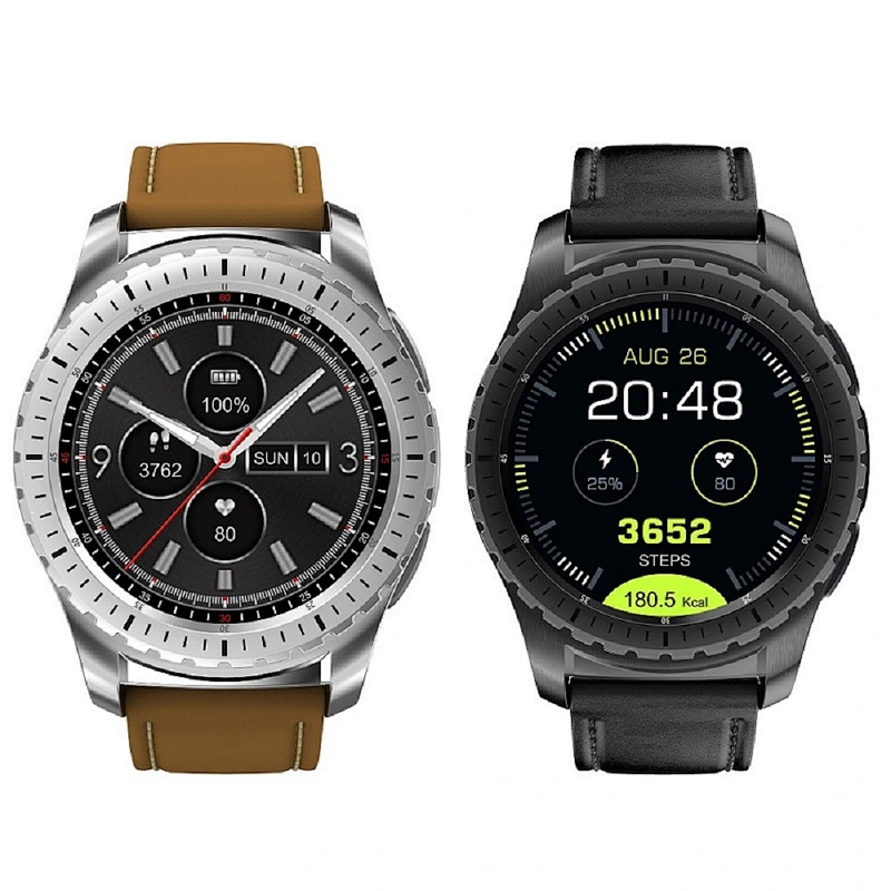 Fitness Tracker Heart Rate Anti-lost KW28 Smart Watch Model SIM/TF Card Wristwatch For Android IOS Phone