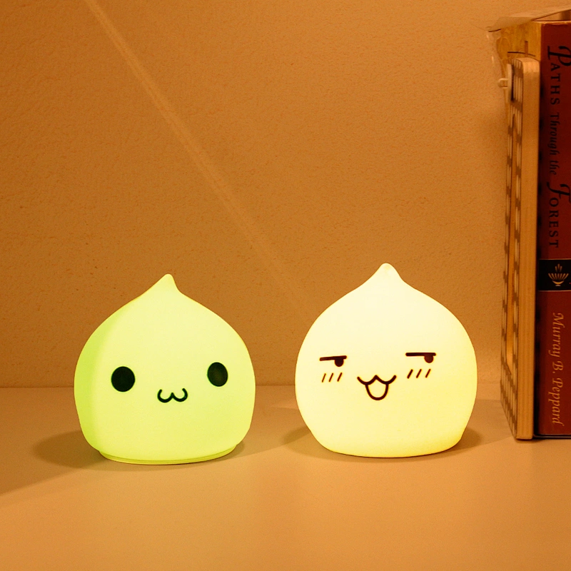 Children's Favor Good Price Hot Sale Cute Waterdrop Colour Led Night Light For Kids