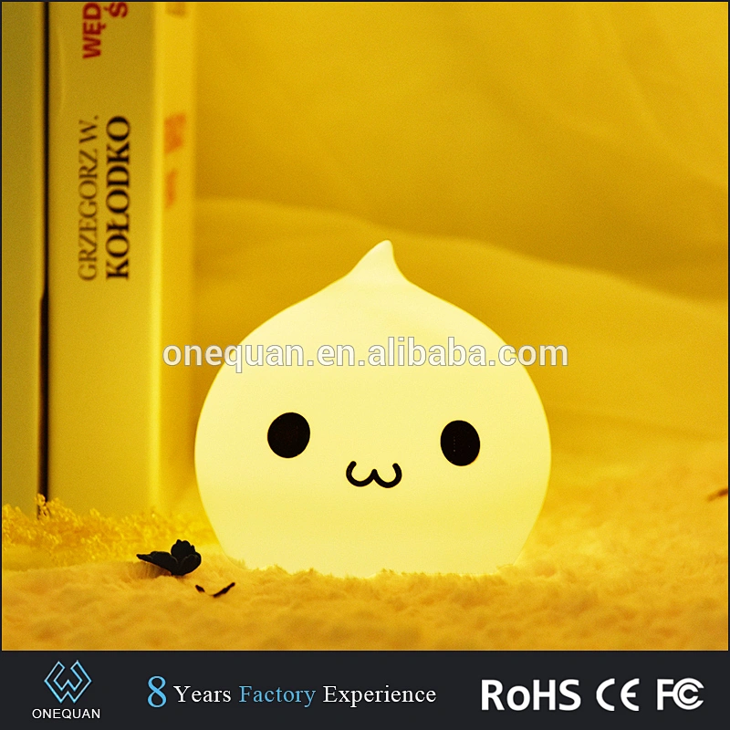 New product ideas color changing silicone baby motion sensor led light