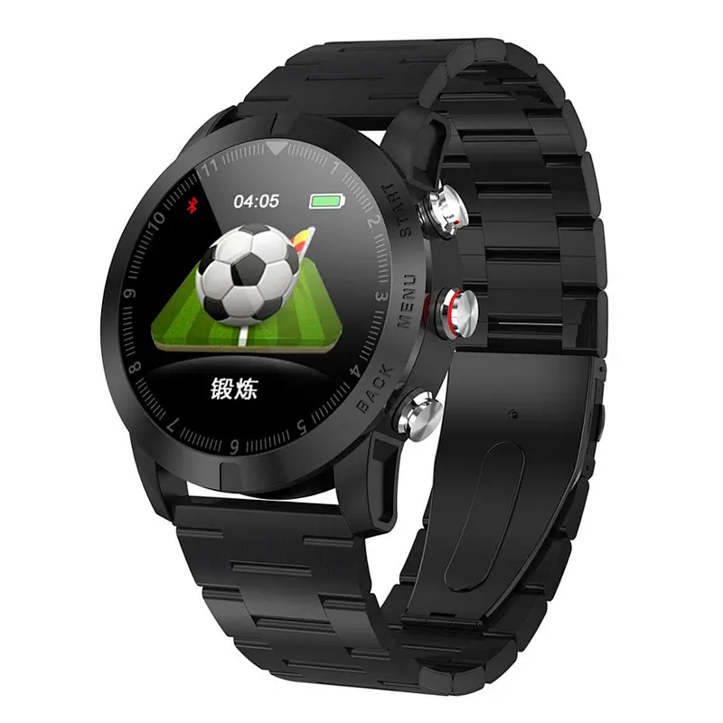 2019 new product S10 stainless steel sport business smart watch heart rate monitor IP68 waterproof wristwatch