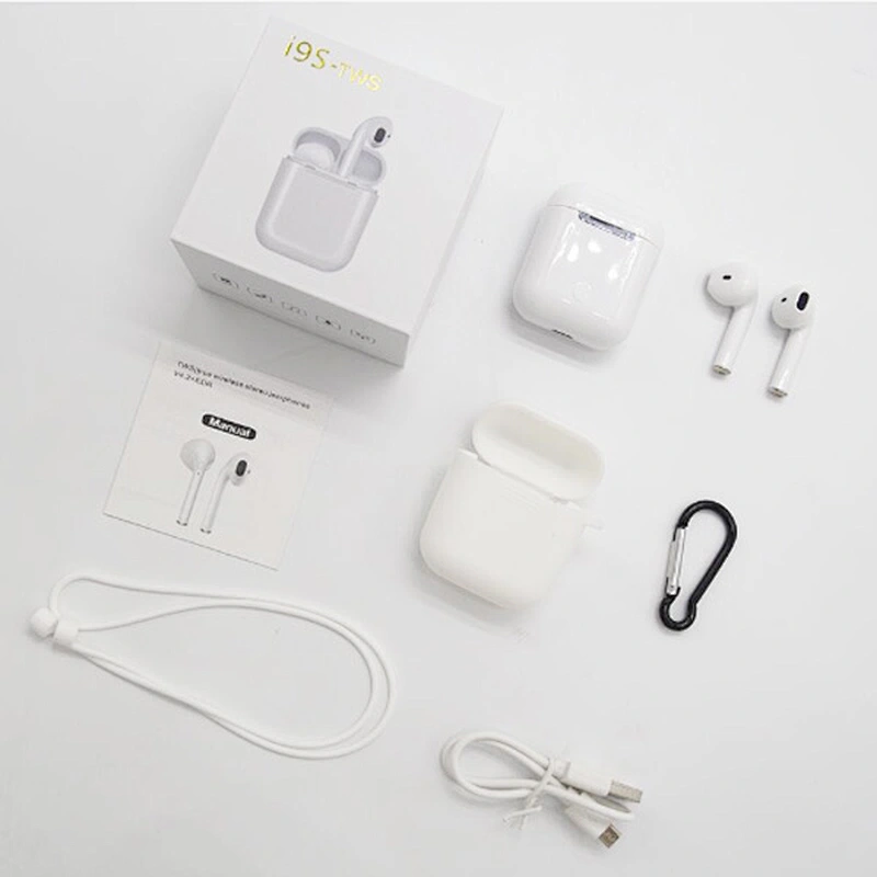 Best Price Stylish Model i9s Wireless BT Earphones in-ear With Microphone For Call