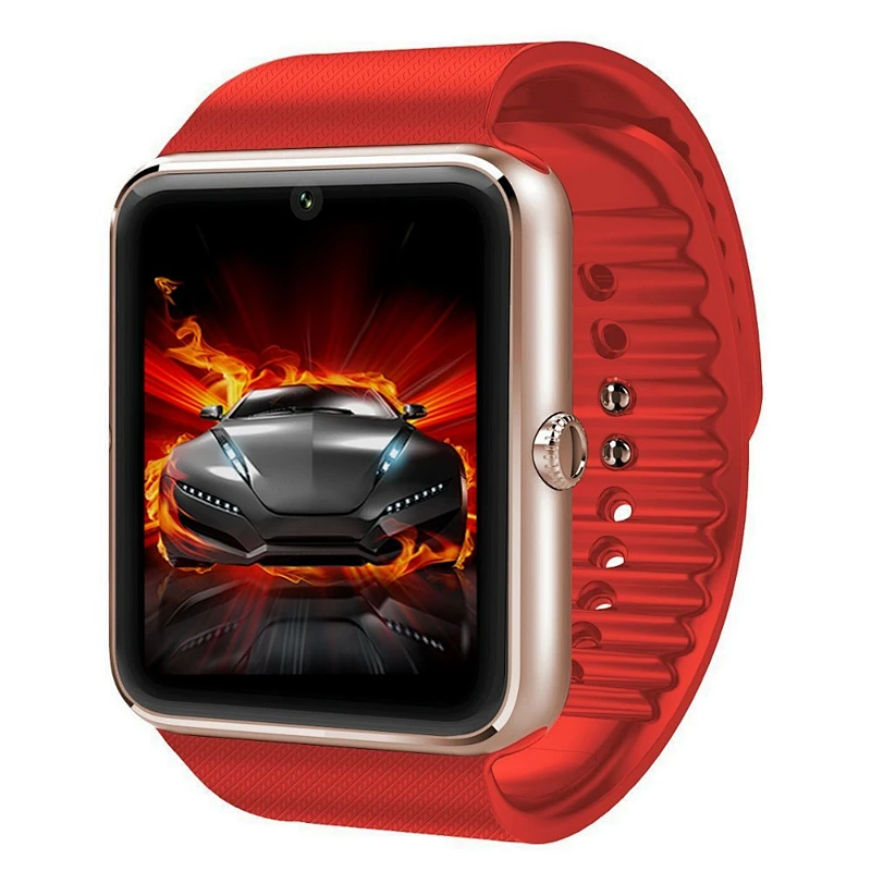 Sim Card Slot Brand New GT08 Smart Watch Clock With Push Message Bluetooth Conne Support Multi languages For IOS Android