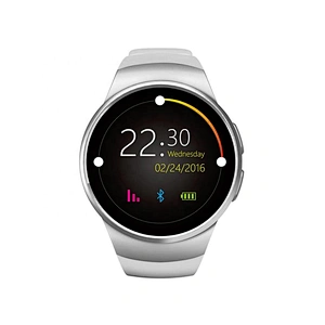 Wholesale heart rate SIM card fitness waterproof touch screen mobile phone kw18 smartwatch
