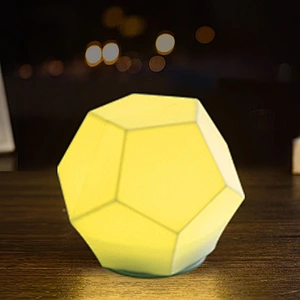 Portable Silicone Led Night Light Touch Sensor Beside Led Table Lamp Battery Powered Water cube Night Lamp