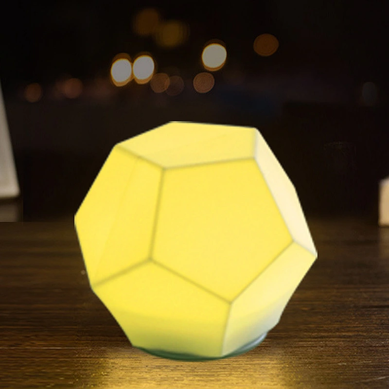 Portable Silicone Led Night Light Touch Sensor Beside Led Table Lamp Battery Powered Water cube Night Lamp
