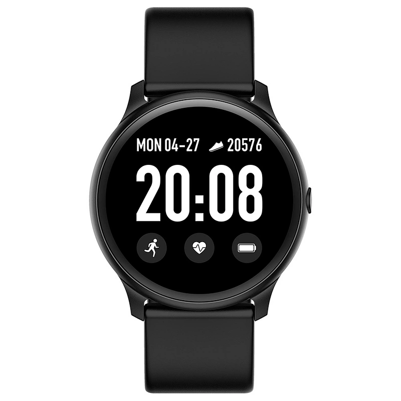 2020 Sporty New Fashionable KW19 Smart Watch Heart Rate Monitor Waterproof Wristwatch
