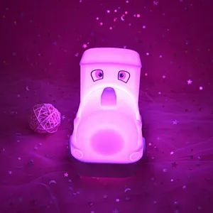 Children's Favorite Design Kids Night Light Led Lamp Cute Car Night Lamp Colorful Rainbow Nite Lite