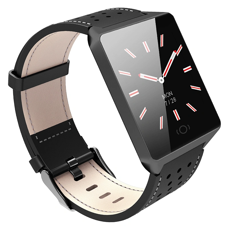 2019 best selling ck19 relojes intelligent Bluetooth smart sport watch leather strap magnetic charging waterproof smart bracelet