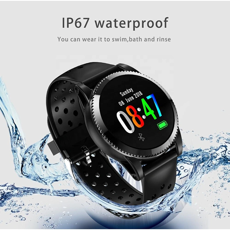 2020 1.3 round color screen sport smart watch IP68 waterproof heart rate blood pressure monitor fitness tracker