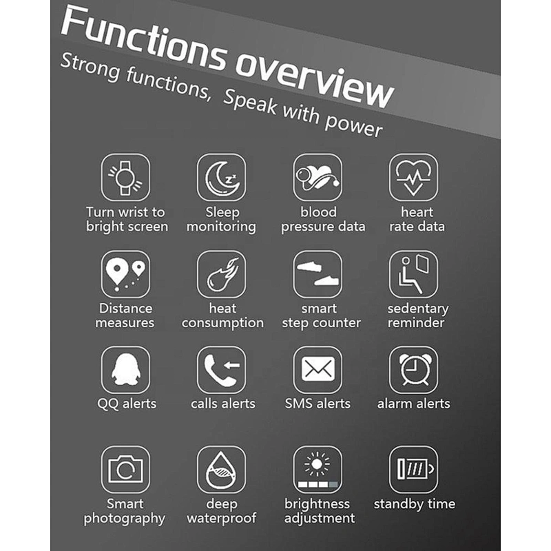 Wholesale multi-sport mode smart watch for ANDROID IOS