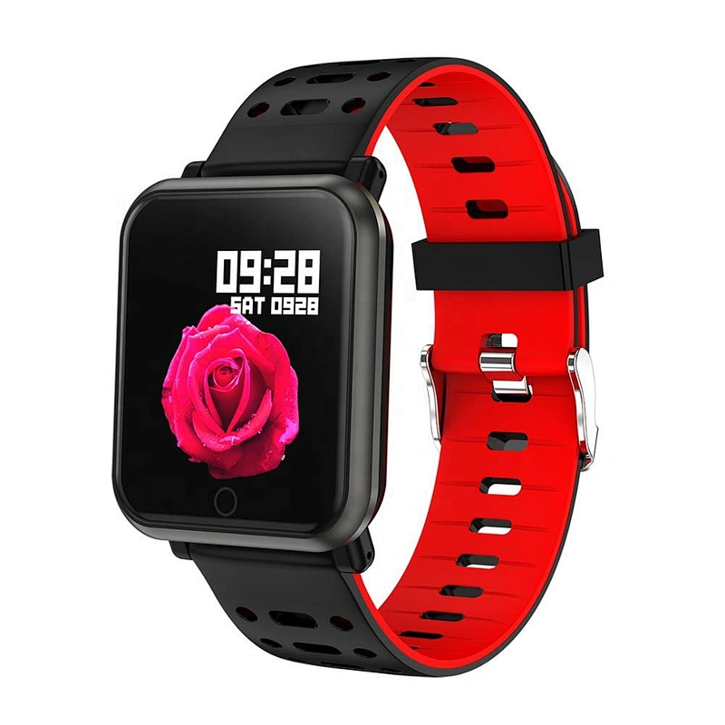 Cheapest Price P11 Smart Watch HD Square Display Heart Rate Monitor IP68 Waterproof Health Smart Bracelet
