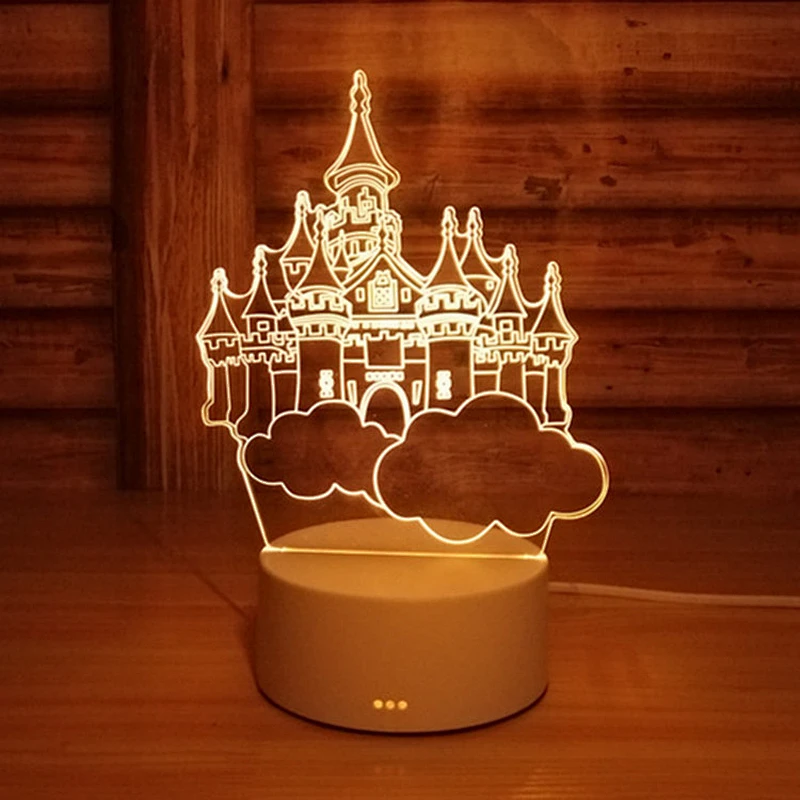 Hot Selling 2020 Amazon Popular 3D LED Night Light Acrylic Lamp
