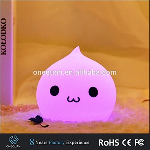 New product ideas color changing silicone baby motion sensor led light