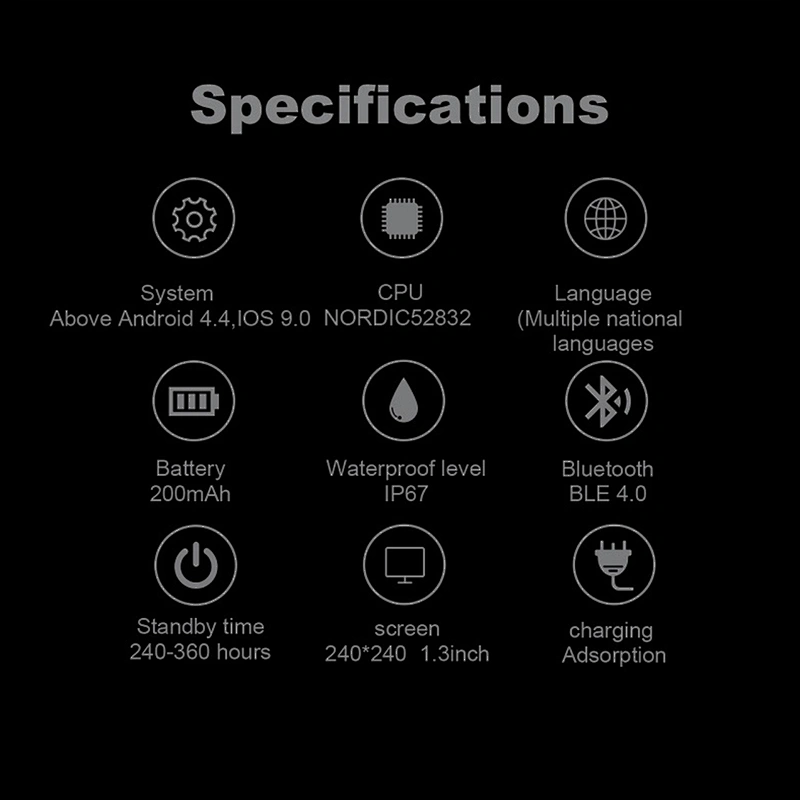 L16 smart watch with bluetooth heart rate blood pressure measure sport fitness tracker pedometer for android ios