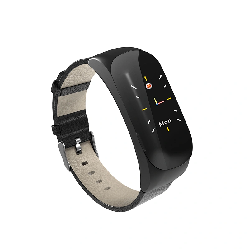 2019 new technology portable color screen smart bracelet with Bluetooth headset blood pressure sleep monitor fitness wristband