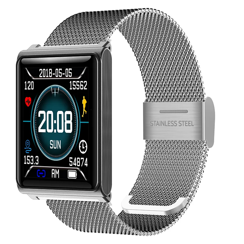 IPS Full touch screen IP67 waterproof multi-sport mode N98 smart bracelet Rubber wristband
