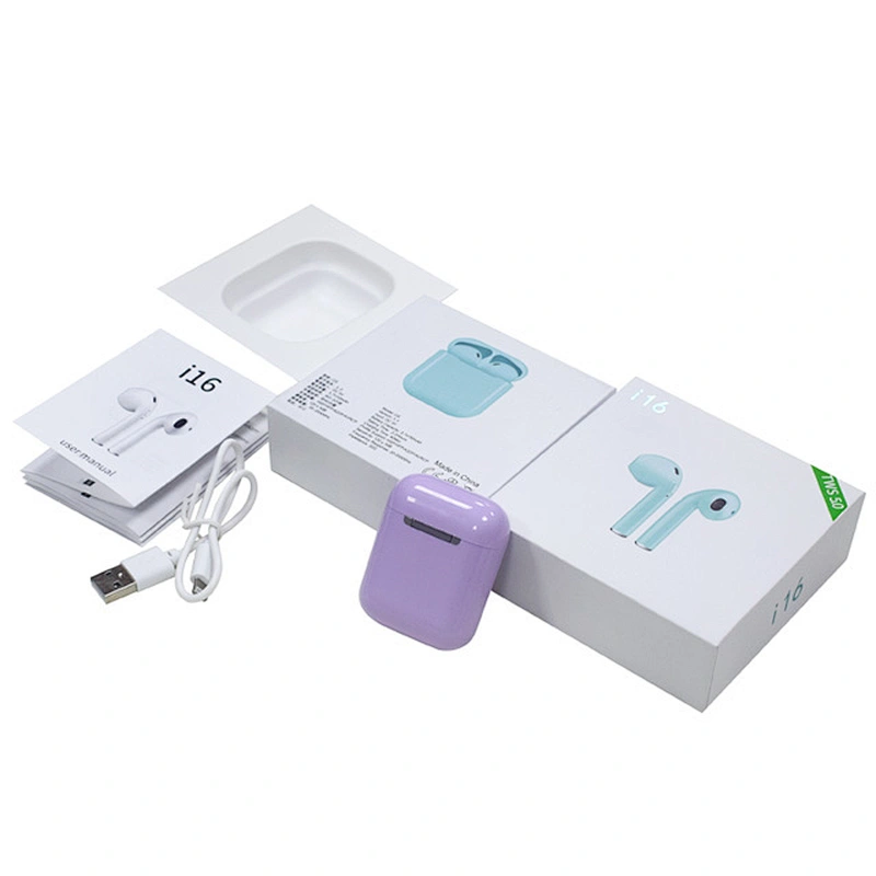 i16 TWS Mini  Bluetooth 5.0 Earphone Wireless Earbuds Ear Touch pod with  Magnetic Charging Box PK i10 i11 i12