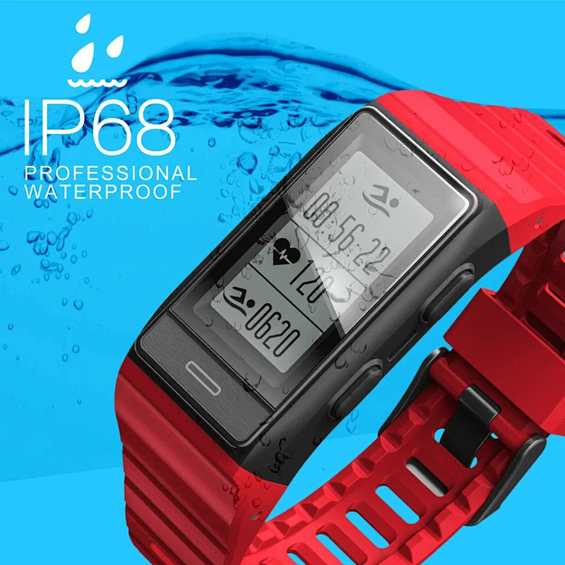 New Design Smart band S909 GPS Sport  Heart Rate Fitness Bracelet Monitor Cardiaco Activity Tracker Pedometer Men IP68