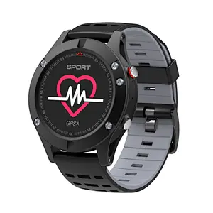 F7 GPS IP67 Waterproof Multi Sports Wrist Pedometer Heart Rating Tracker Smart Watch with Android and iOS
