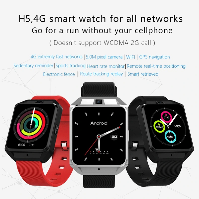 H5 Smart Watch Support  4G GPS WiFi Heart Rate Blood pressure monitor smartwatch wifi Smart watch