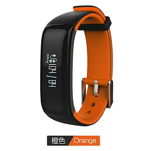 CE ROSH P1 dual color band Most accurate blood pressure monitor BT 4.0 manual Smart bracelet smart watch