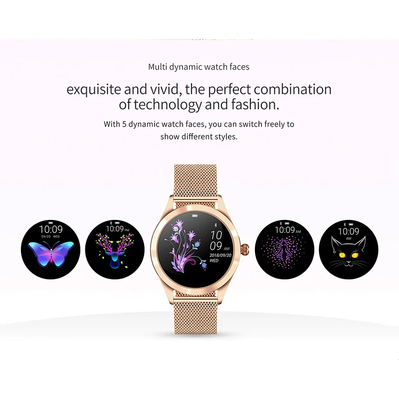 New waterproof smart watch wearable equipment leather steel band Multi Sport mode heart rate monitor Bluetooth smart Watch
