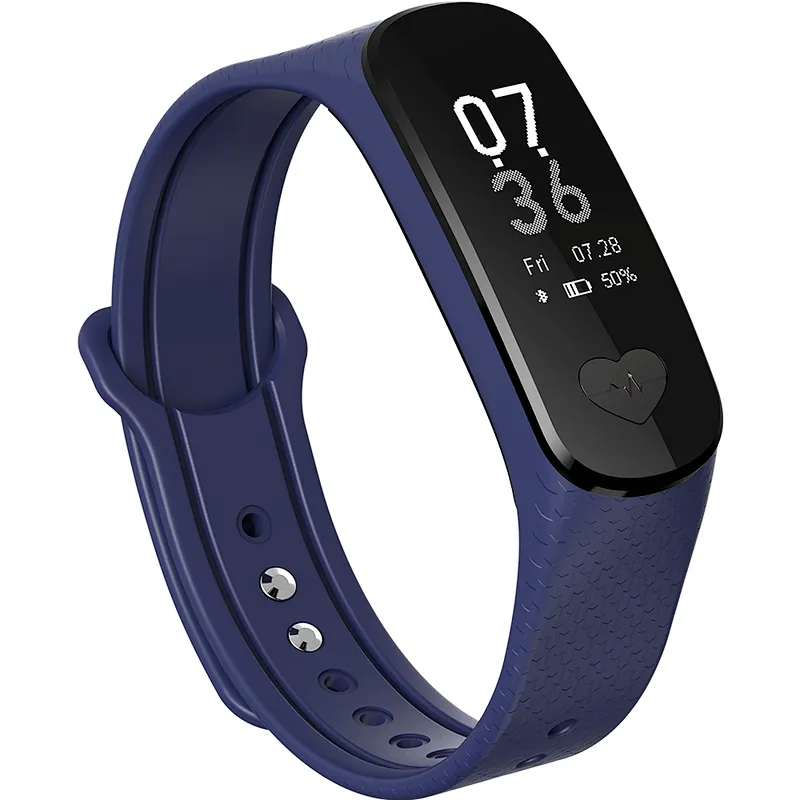 Hot Selling B9 Heart Rate Monitor Color Touch Screen Fitness Tracker Pedometer Pulseira Inteligente Smart Bracelet