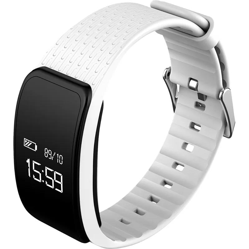 0.66 inch OLED A59 smart watch blood pressure fatigue detection pedometer fitness bracelet with remote camera