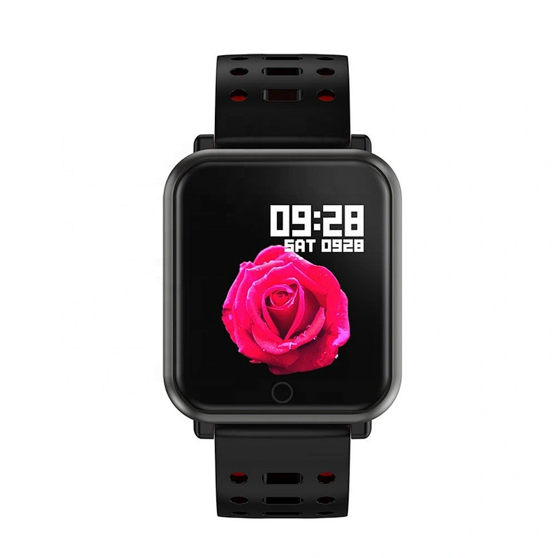 Cheapest Price P11 Smart Watch HD Square Display Heart Rate Monitor IP68 Waterproof Health Smart Bracelet