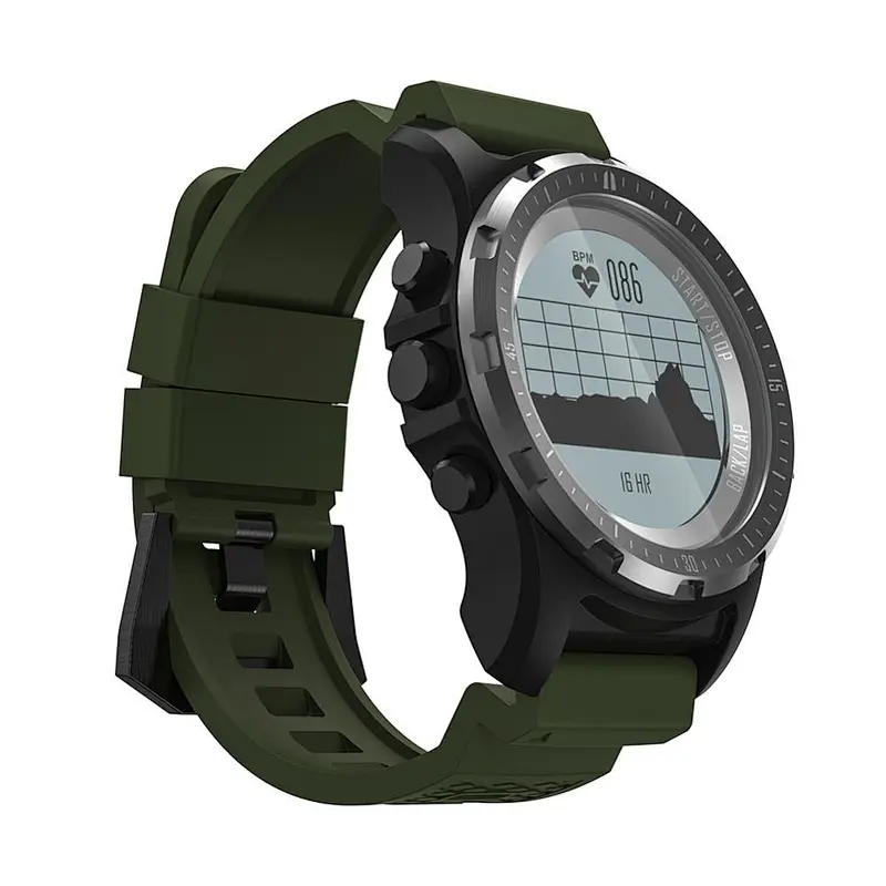 S966 GPS sports smart watch waterproof IP67 heart rate monitor ECG altitude temperature compass pedometer watch