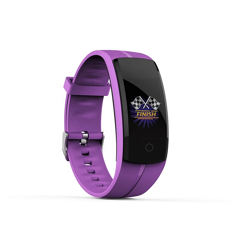 Waterproof QS100 Smart Bracelet Heart Rate Monitor Pulse Meter Fitness Tracker Bluetooth Sports Wristband