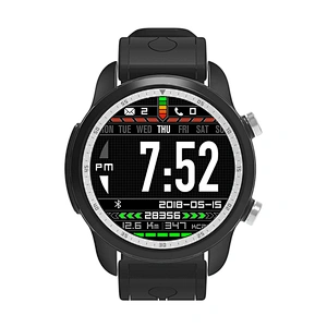 KC03 GPS Heart Rate Fitness tracker Call phone Relojes inteligentes Bluetooth Smart Watch IP68