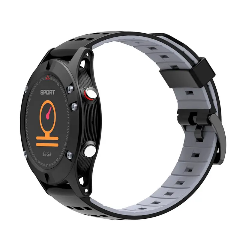 F7 GPS IP67 Waterproof Multi Sports Wrist Pedometer Heart Rating Tracker Smart Watch with Android and iOS