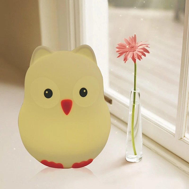 Cute Bird ODM Shape LED Light For Night as Led Sensor Emergency on Candle Holders