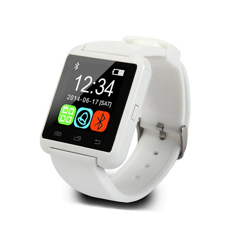 U8 LCD  Bluetooth Smart Watch Message Notification for Android iOS Smartphone Watches Pedometer Remote Camera