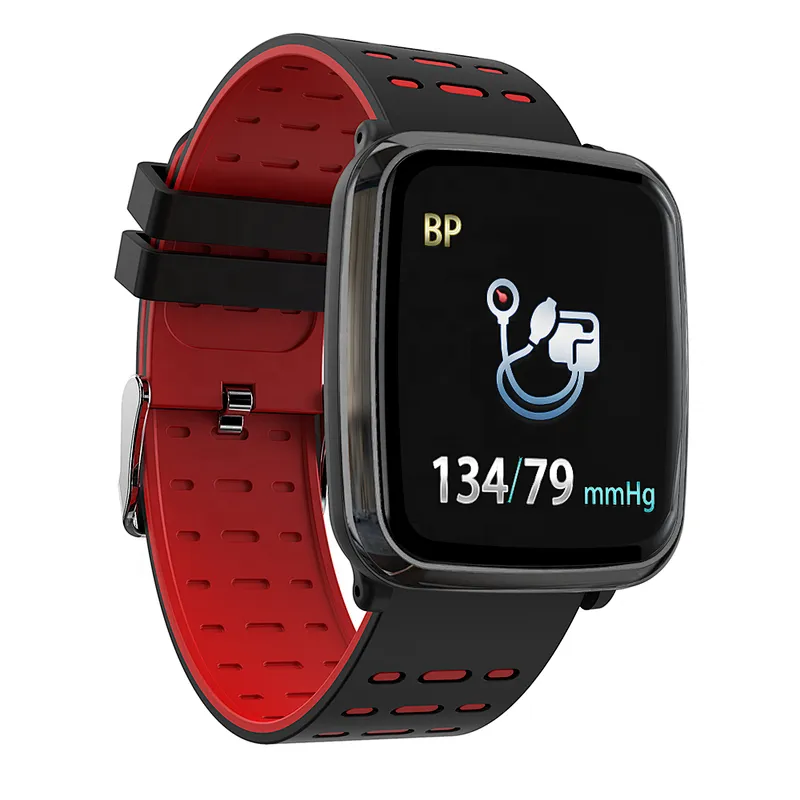 K02 ECG+PPG Fitness Heart Rate Mintoring Muilt-sport bluetooth smart watch bracelet