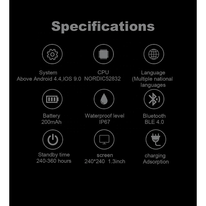 L16 smart bracelet IP67 Waterproof with Heart Rate monitor smartwatch Fitness Tracker
