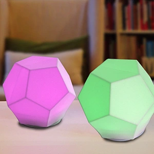 Portable Silicone Led Night Light Touch Sensor Beside Led Table Lamp Battery Powered Water cube Night Lamp