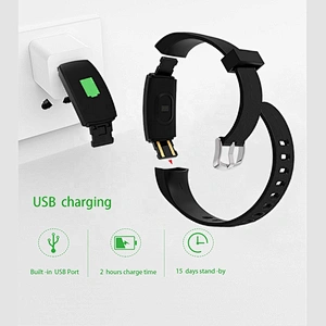 F64C Smart Wristbands Heart Rate Monitor Fitness Pedometer IP68 Waterproof Smart Bracelet
