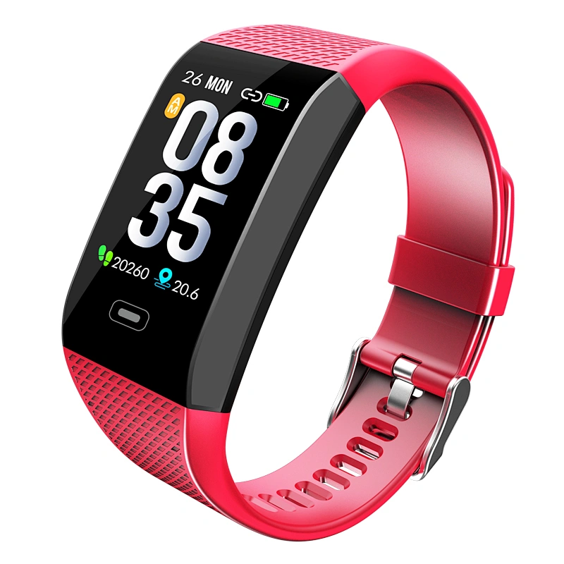 Giant HD TFT Screen Ck28 Smart Bracelet Multi-Sport Mode Wristwatch Heart Rate Monitor 24 hours Continue with IP68 Waterproof