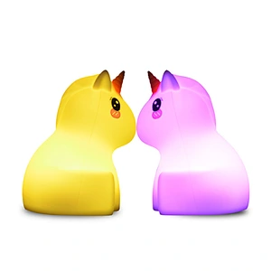 Rechargeable Motion Sensor Nursery Night Light Touch Animal Battery Kid silicone Led night light