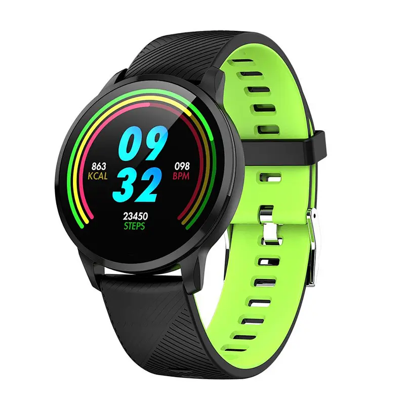 new product s16 stainless strap smart watch HD large screen blood pressure monitor  sportwatch
