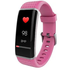 R01 color touch screen Custom logo reloj wristband Heart Rate Monitor Blood Pressure Fitness Tracker Smart Bracelet