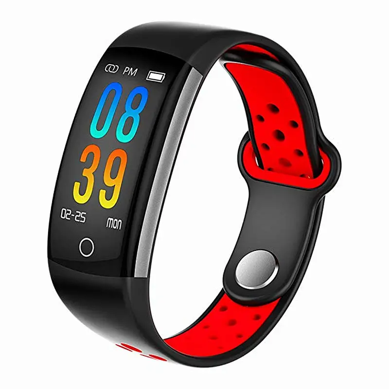 Q6 Multi-language IP68 Waterproof Heart Rate Monitor Sleep Monitor Fitness Tracker Smart Bracelet