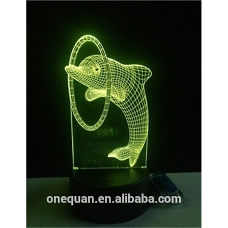 Amazon Hot Sale 3d light base 3d decorate light 3d deco light for home