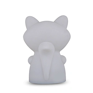 Custom Environmental-friendly Switch Fox Led Tap Silicone Night Light Battery Colorful Lamps