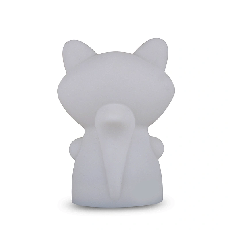 Custom Environmental-friendly Switch Fox Led Tap Silicone Night Light Battery Colorful Lamps